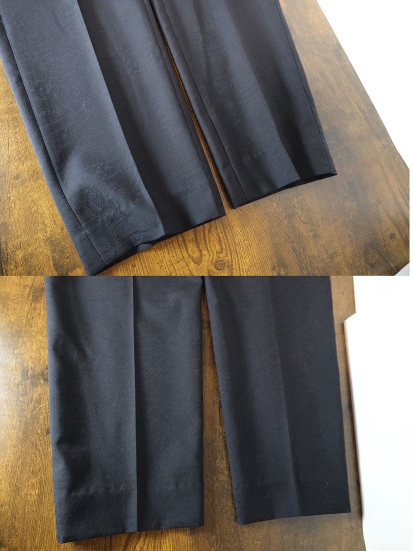 定価約16万円　Berluti 総柄カリグラフィー スクリット 50 パンツ