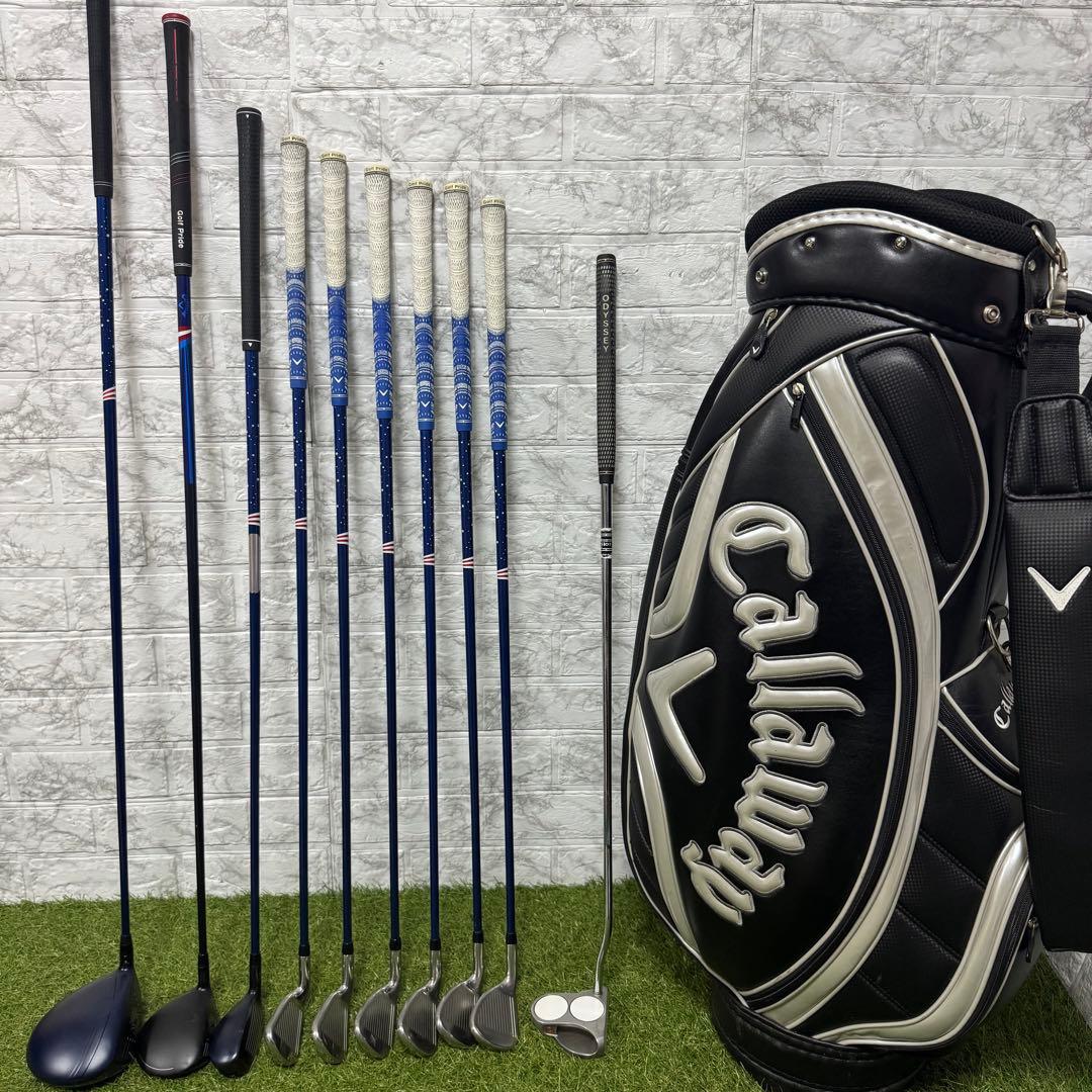 キャロウェイ　XR メンズゴルフ　10本セット　右利き　カーボン　S 初心者