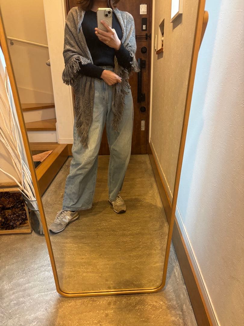 【レア】ミナペルホネン ストール マフラー ポンチョ ニット フォレストパレード