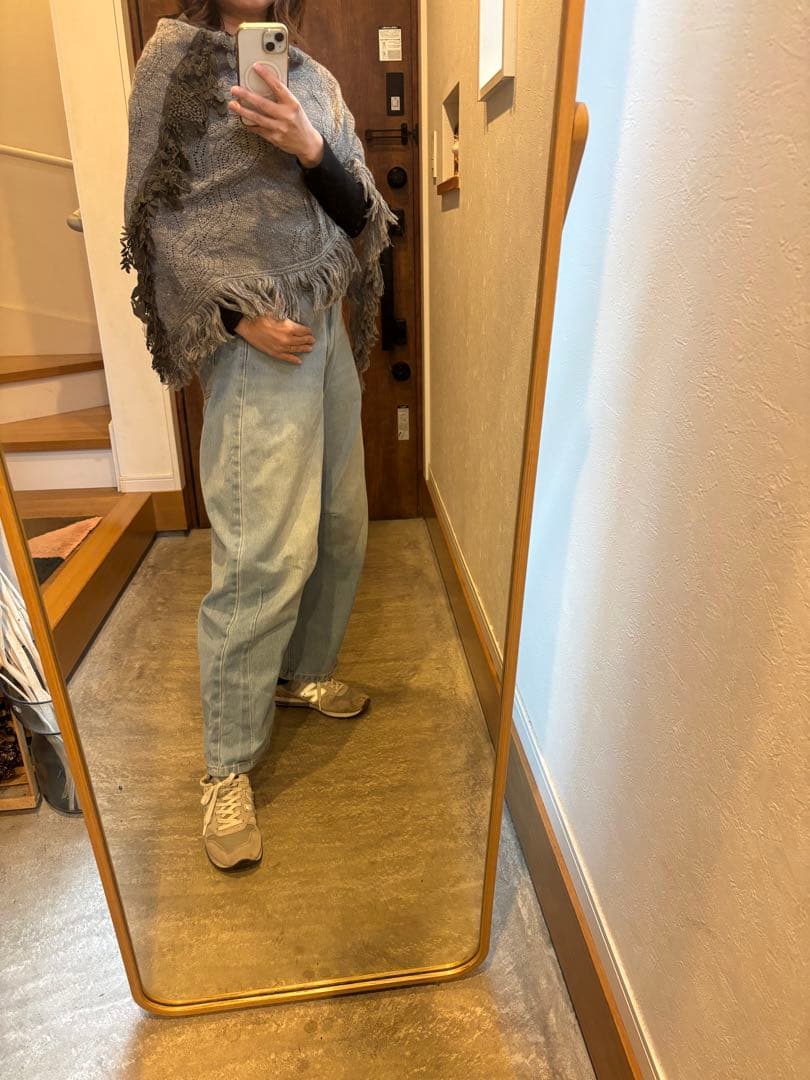 【レア】ミナペルホネン ストール マフラー ポンチョ ニット フォレストパレード