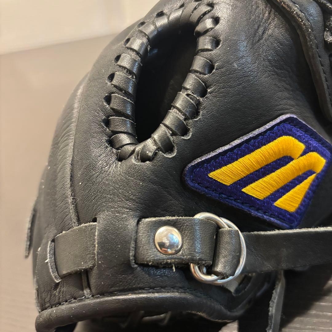 ミズノ ワールドウイン プロフェッショナル 内野手用 一般軟式 グローブ 黒