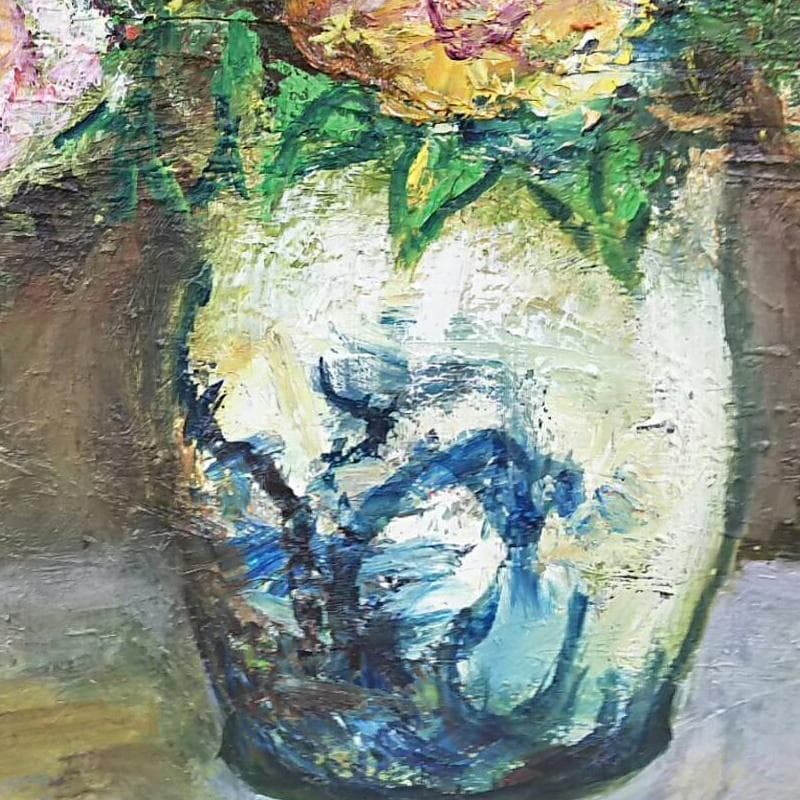 ☆ 高橋益之 ☆「 バラ」油絵 　F10号サイズ 　未使用額！