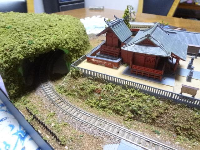 鉄道模型少年時代レイアウト・ジオラマ完成品 サウンドSP・家屋台照明