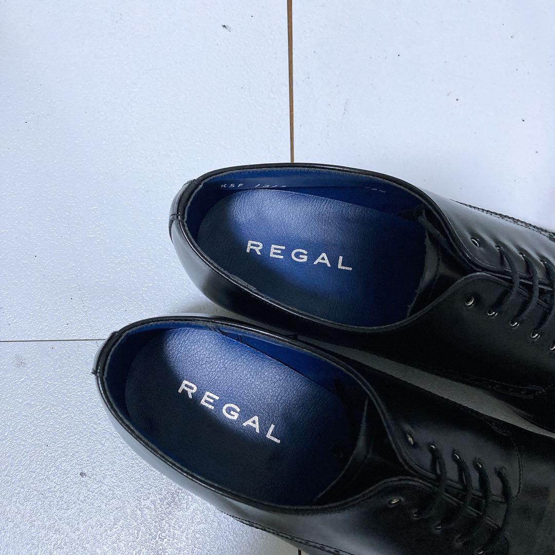 極美品 REGAL 26GR ビジネスシューズ ストレートチップ 黒 26.5