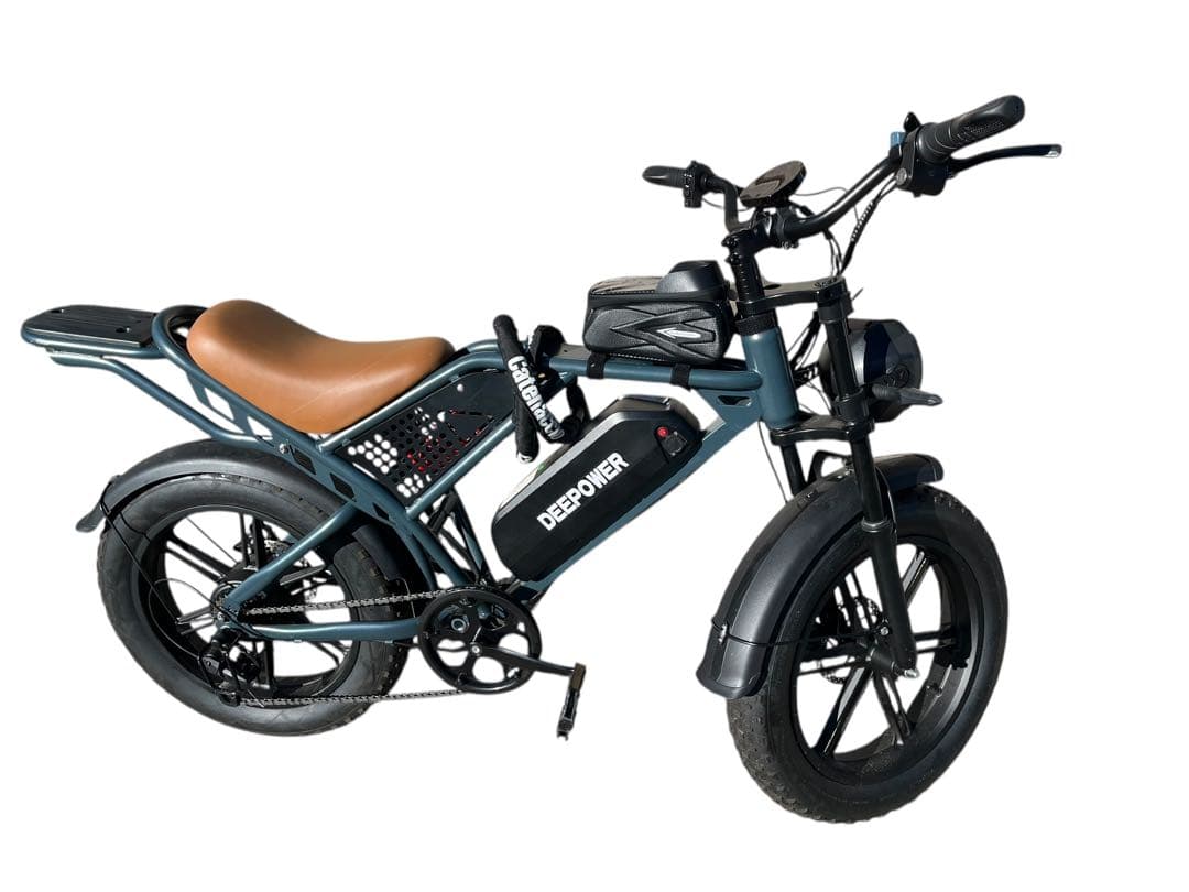 DEEPOWER 電動アシスト自転車 ダークグリーン