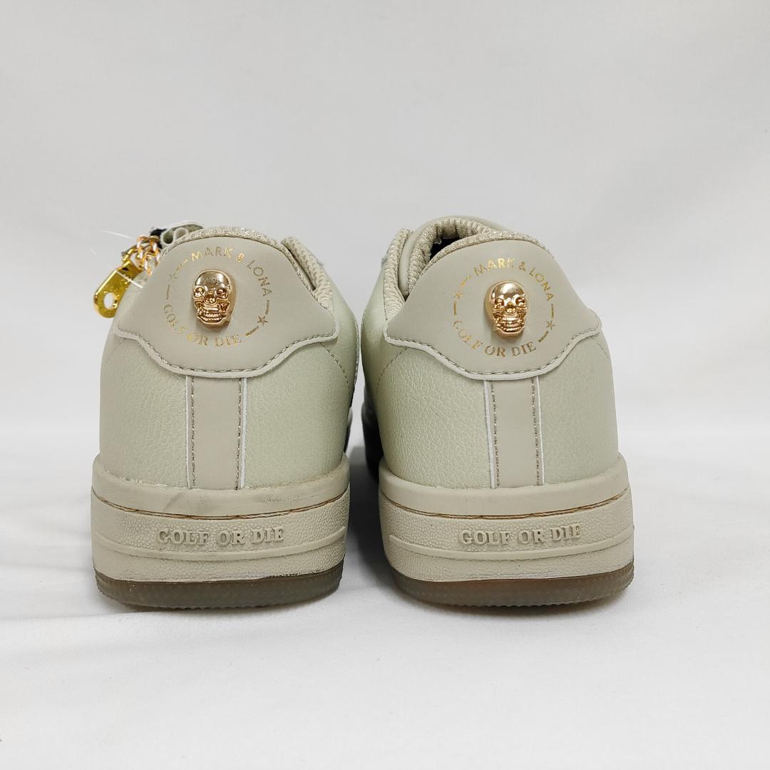 ○★新品未使用 マークアンドロナ 11コラムス ゴルフシューズ ベージュ25cm