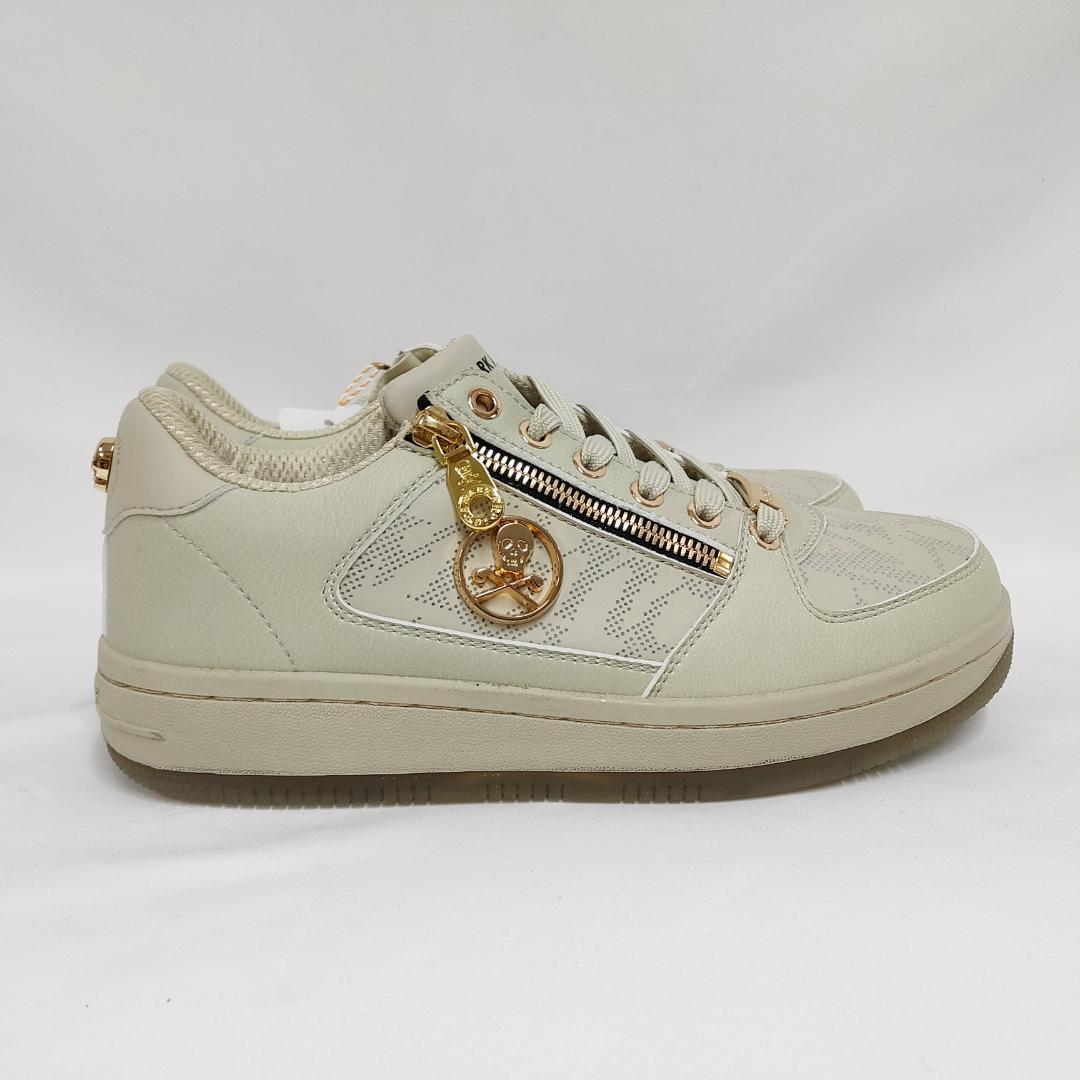 ○★新品未使用 マークアンドロナ 11コラムス ゴルフシューズ ベージュ25cm