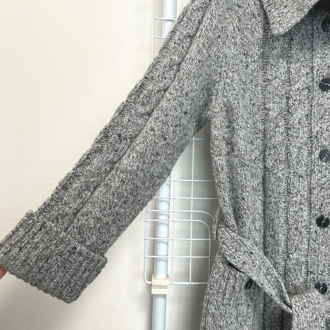 レリアン★カシミヤ30％入❗️ニットコート