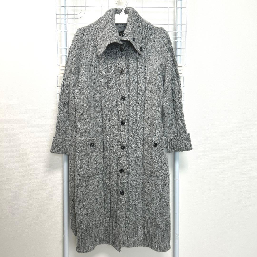 レリアン★カシミヤ30％入❗️ニットコート