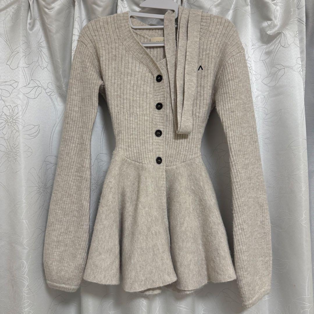 andmary Dahlia tunic set up beige - セットアップオンライン で 販売