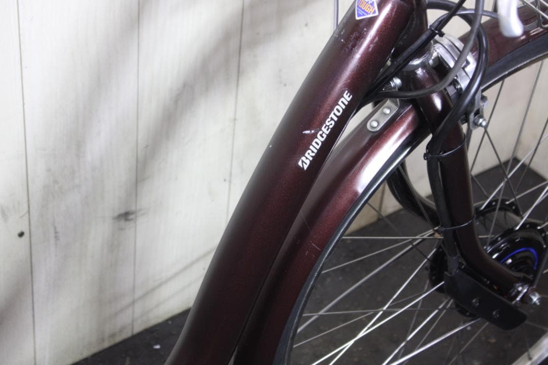 最上位！ブリヂストン フロンティアロイヤル F6R36 9.6AH 26型茶色