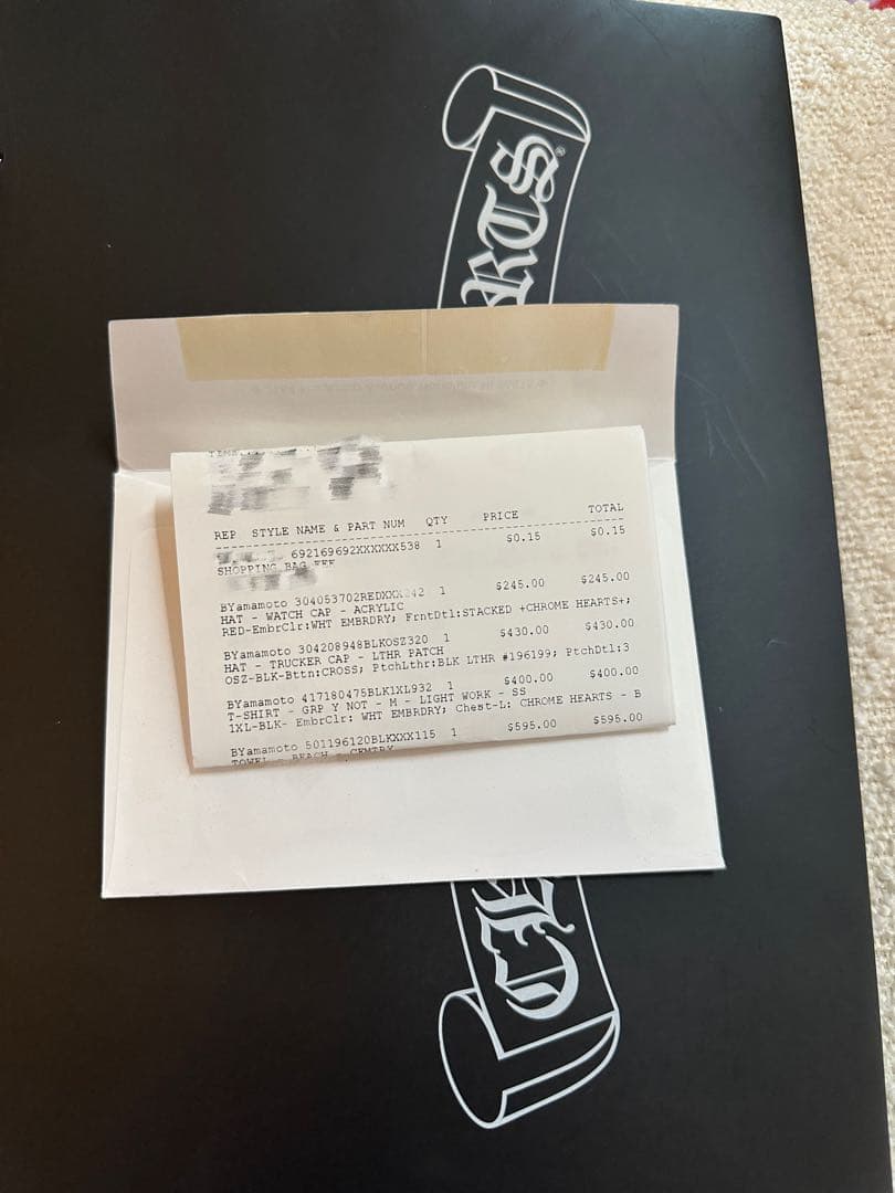 新品　CHROME HEARTS ニット帽 レッド