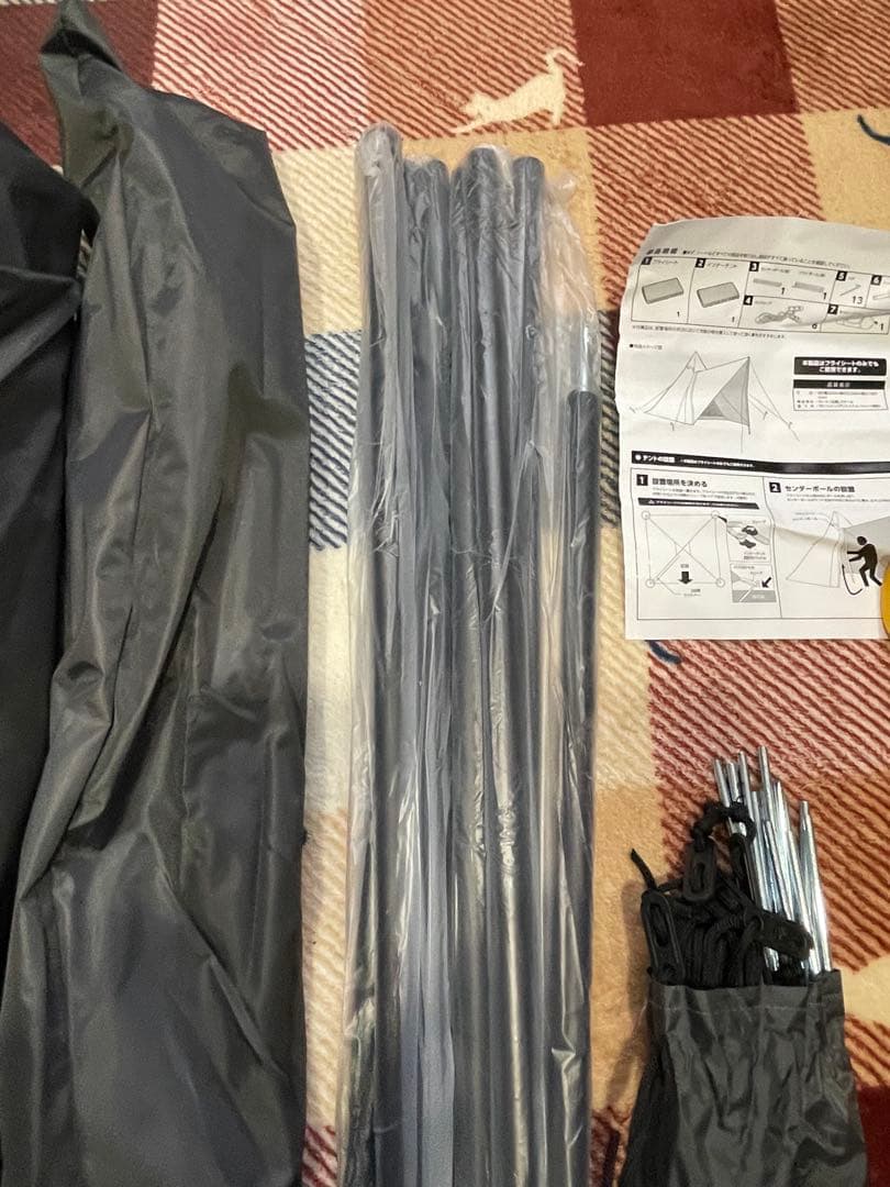 冬キャンプスタートセット新品TCテント薪ストーブ+ガード　テスター　TCタープ