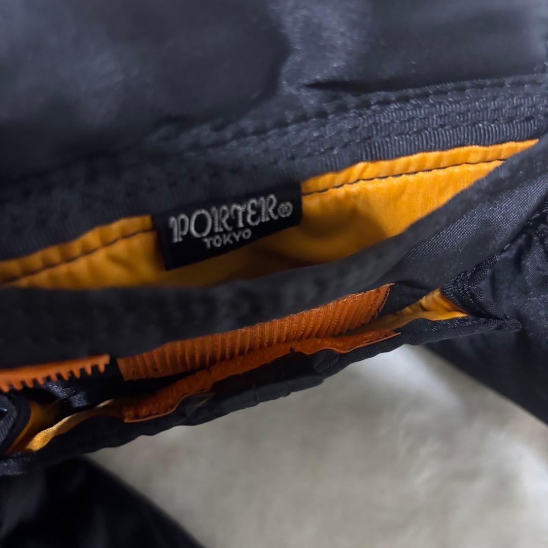 【希少 美品】ポーター　ナイロン　ブラック　タンカー トラベルポーチ