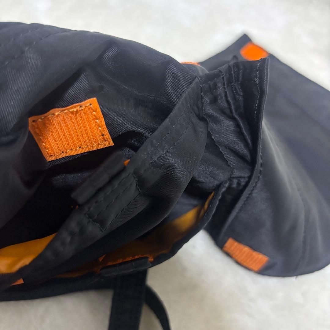 【希少 美品】ポーター　ナイロン　ブラック　タンカー トラベルポーチ