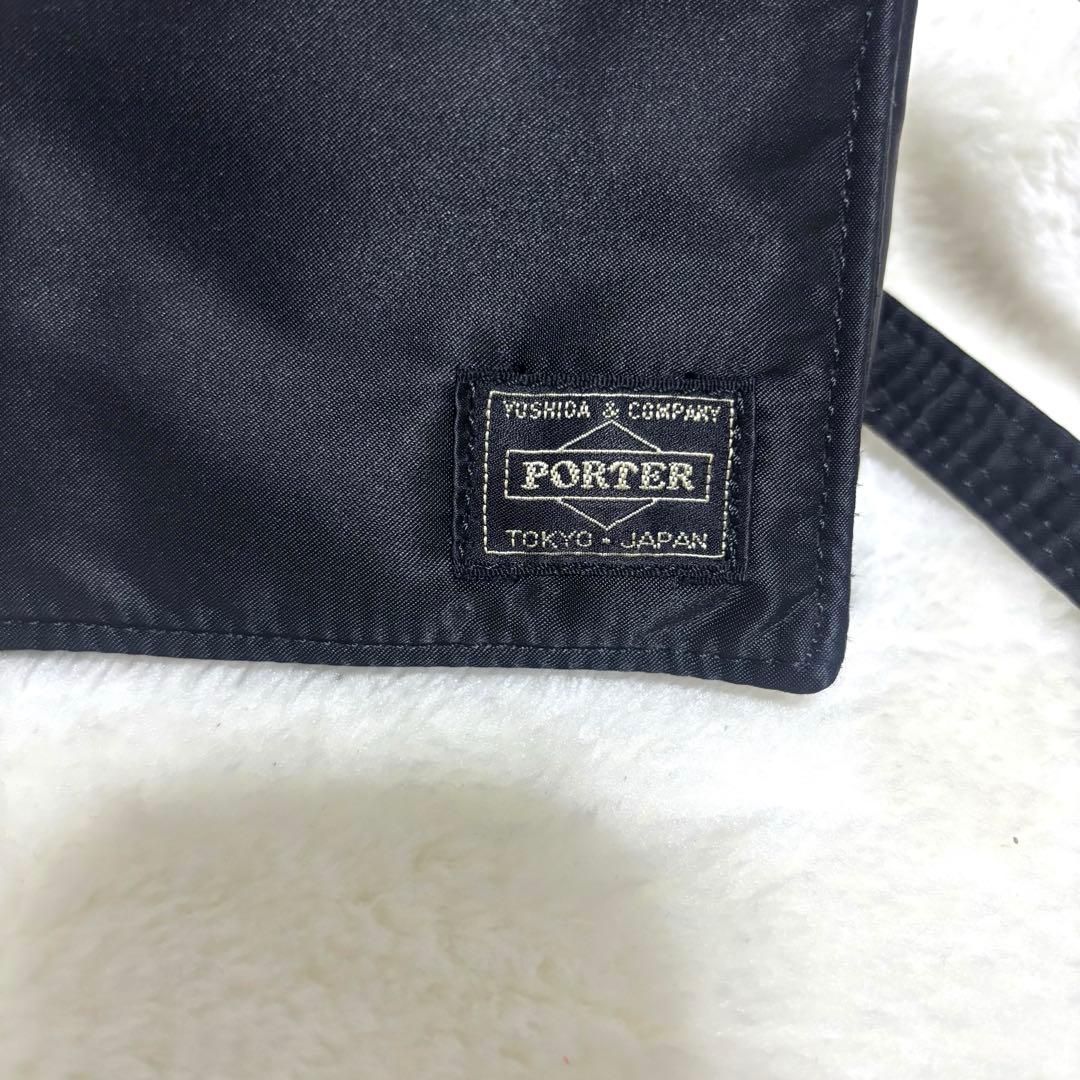 【希少 美品】ポーター　ナイロン　ブラック　タンカー トラベルポーチ