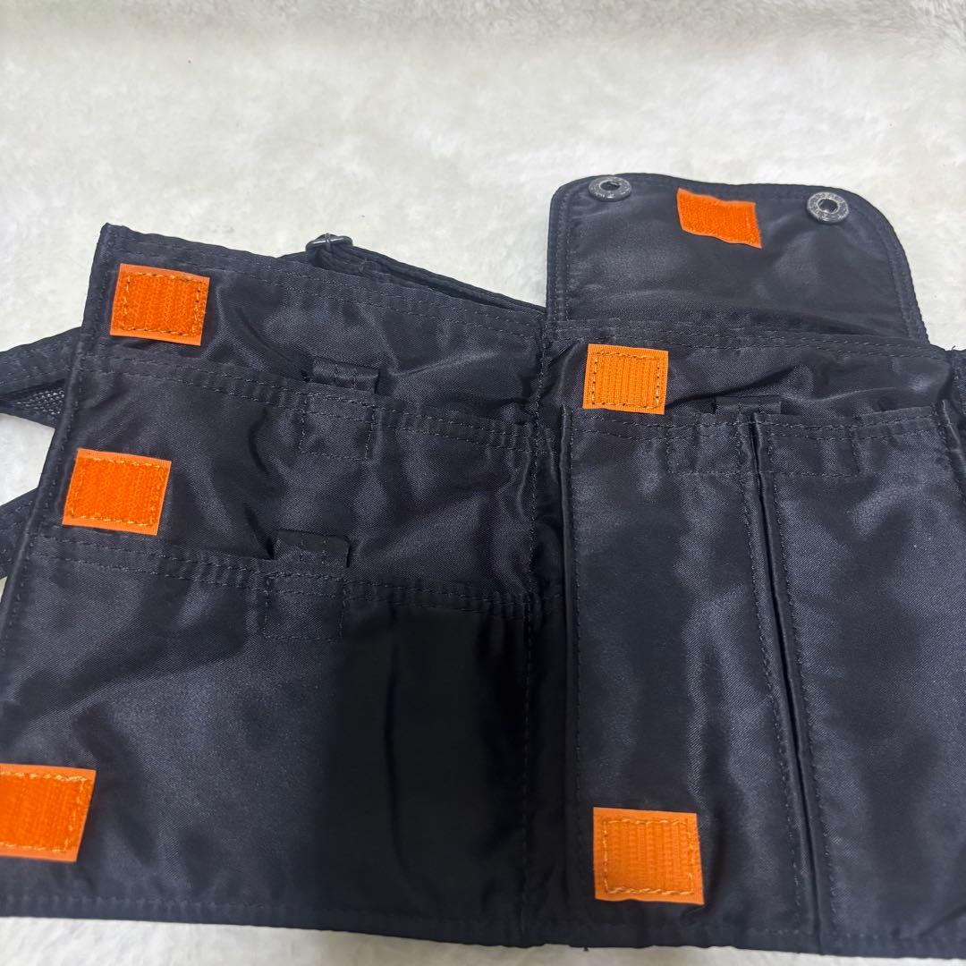 【希少 美品】ポーター　ナイロン　ブラック　タンカー トラベルポーチ