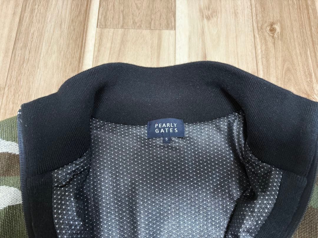 ★☆美品☆★パーリーゲイツ PEARLY GATES　迷彩柄　ニットジャケット