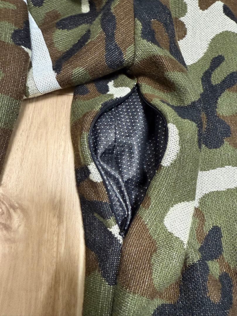 ★☆美品☆★パーリーゲイツ PEARLY GATES　迷彩柄　ニットジャケット