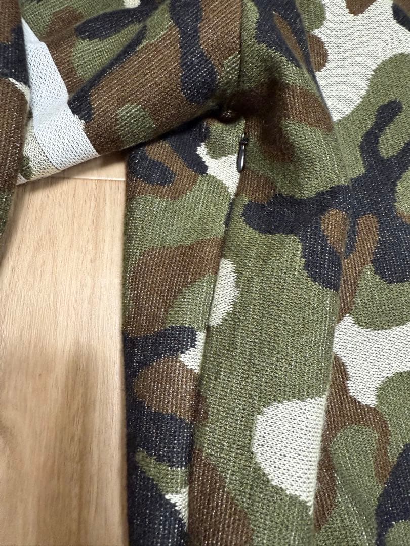 ★☆美品☆★パーリーゲイツ PEARLY GATES　迷彩柄　ニットジャケット