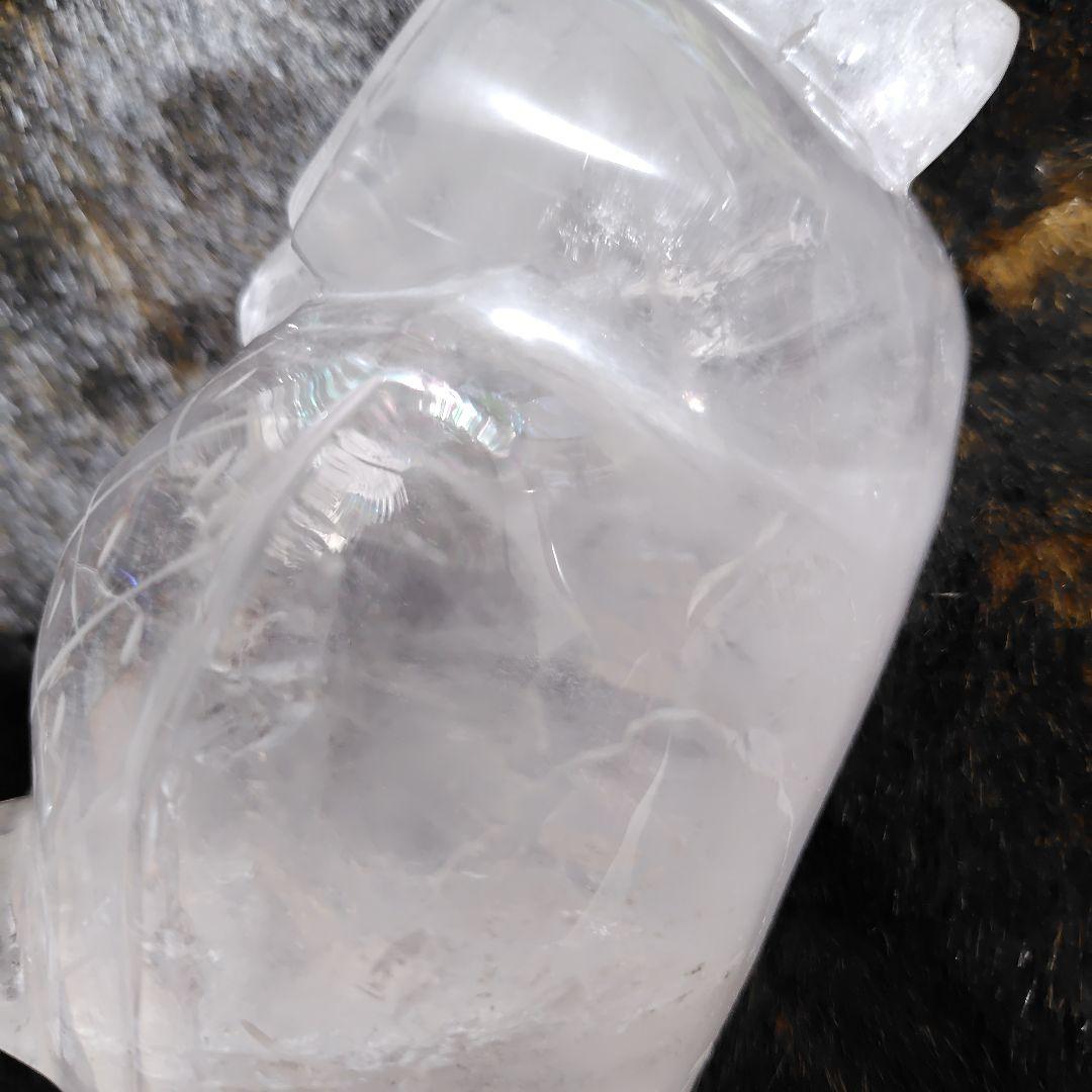 天然水晶の『フクロウ』