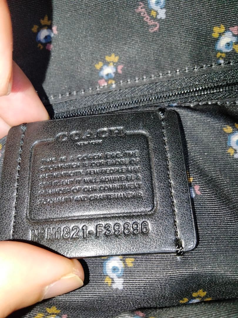 コーチ COACH リュック バックパック デニム シグネチャー F39896