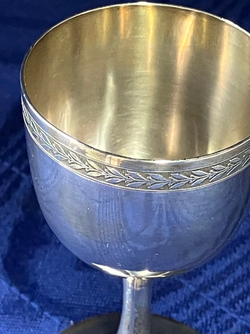 服部時計店 明治大正時代 銀杯 酒器 アンティーク 純銀 燕刻印 - メルカリ