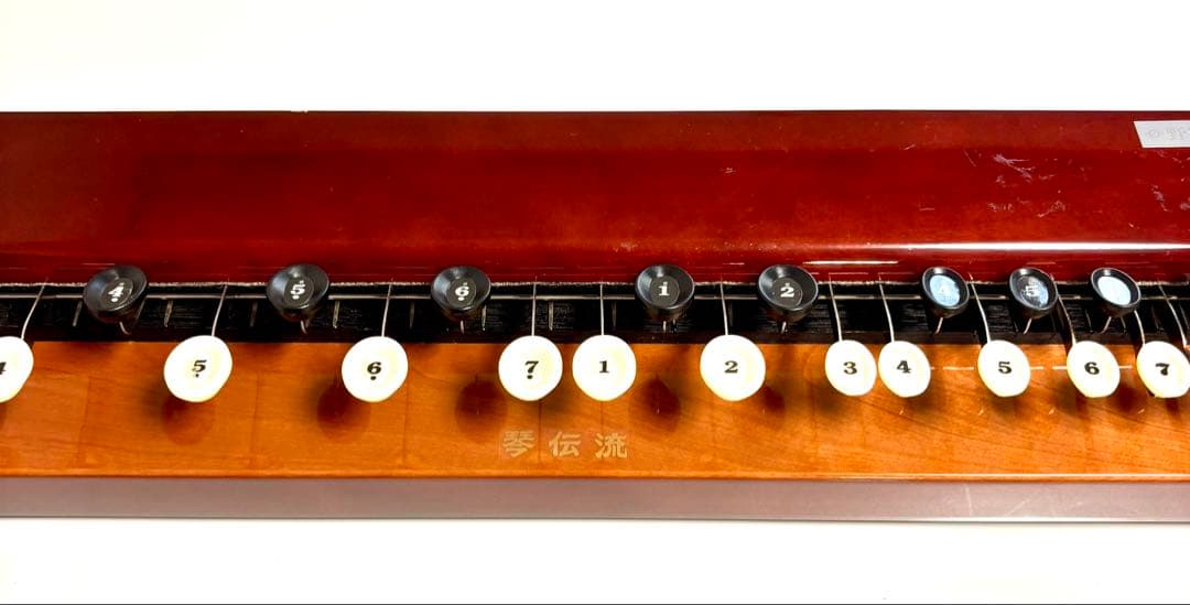 琴伝流 大正琴 野ばら 木目調 ハードケース付き