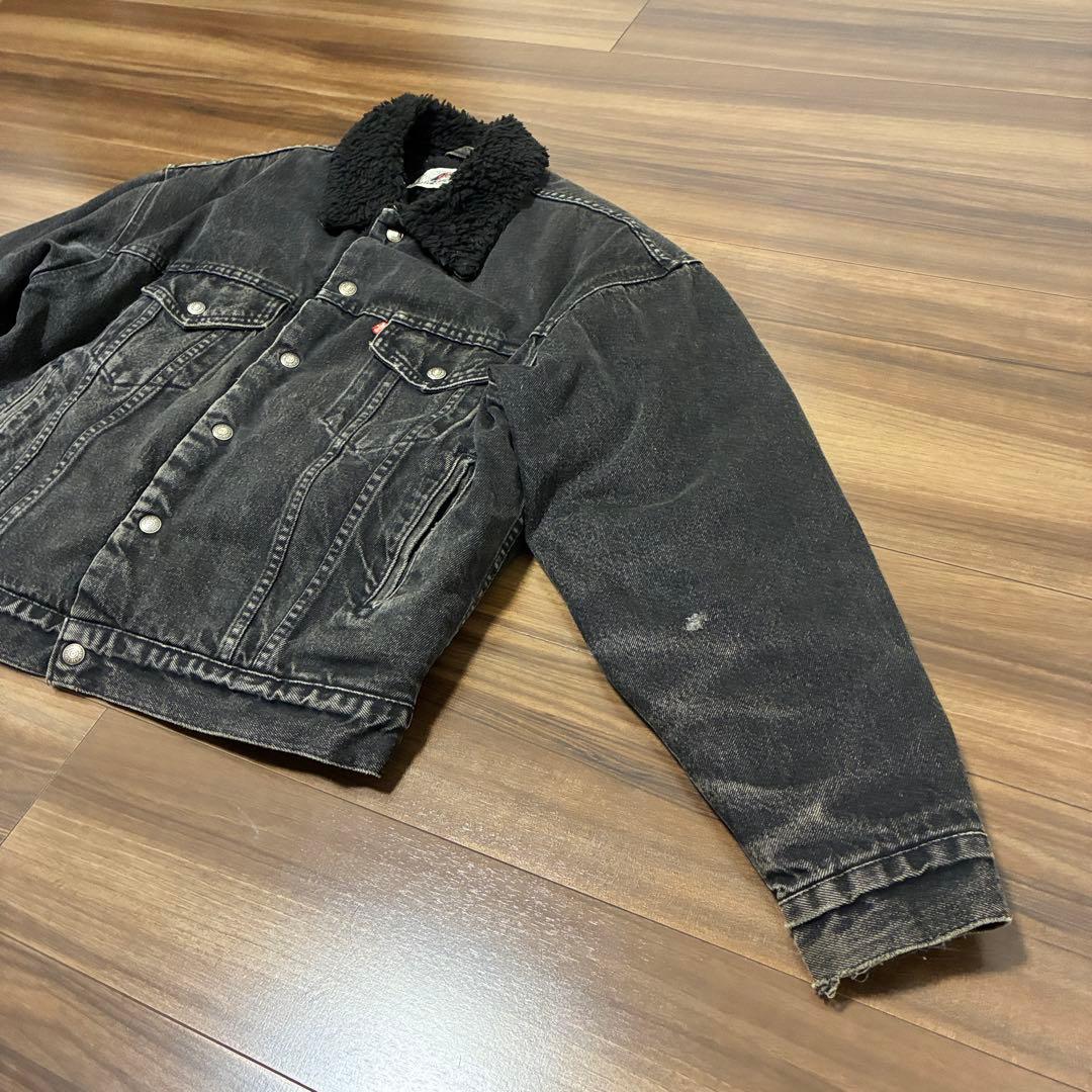 レア　90's LEVI'S 70629-4159 シェルパジャケット　ブラック