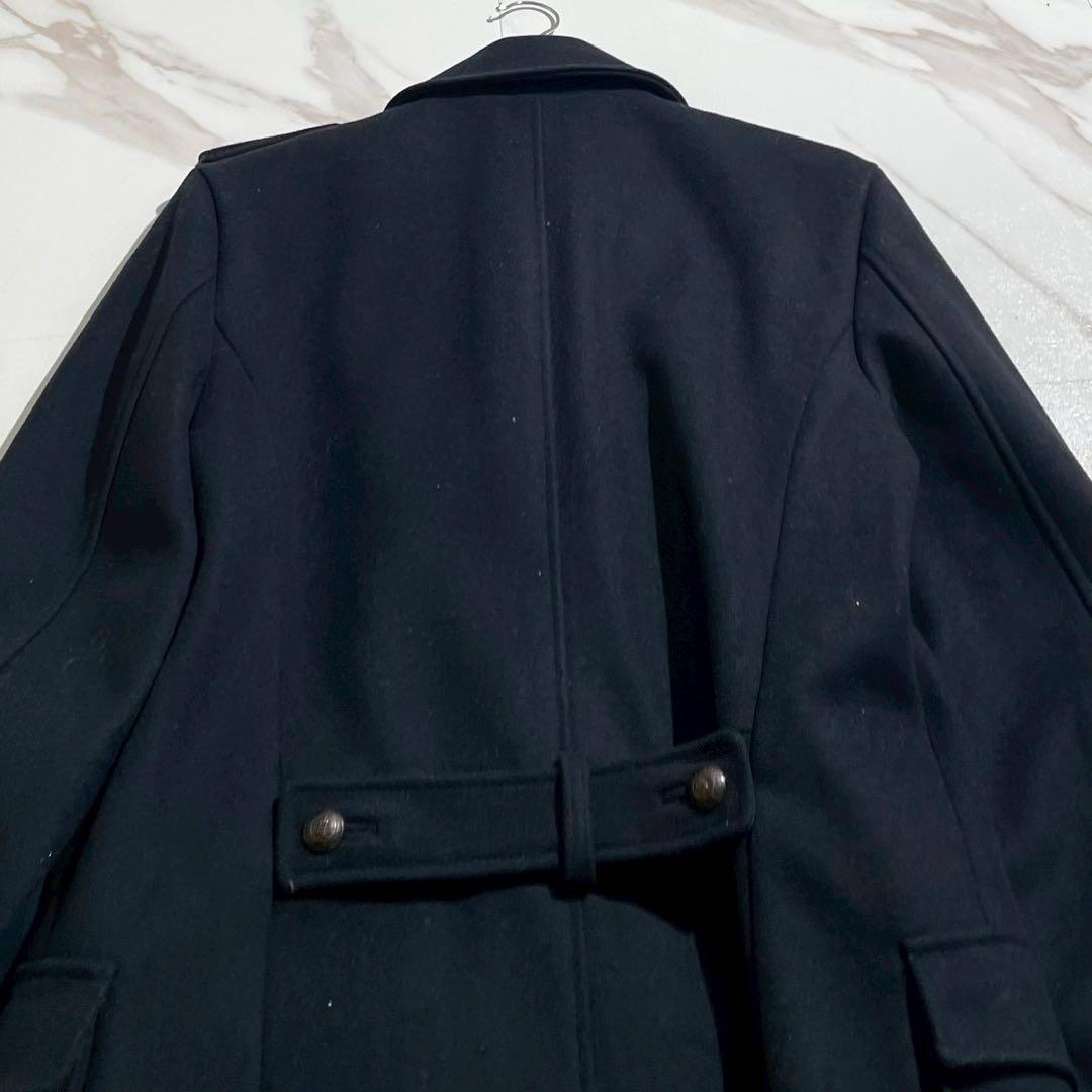 【極美品✨】アルマーニエクスチェンジ ナポレオン ダブルチェスターコート 紺 M