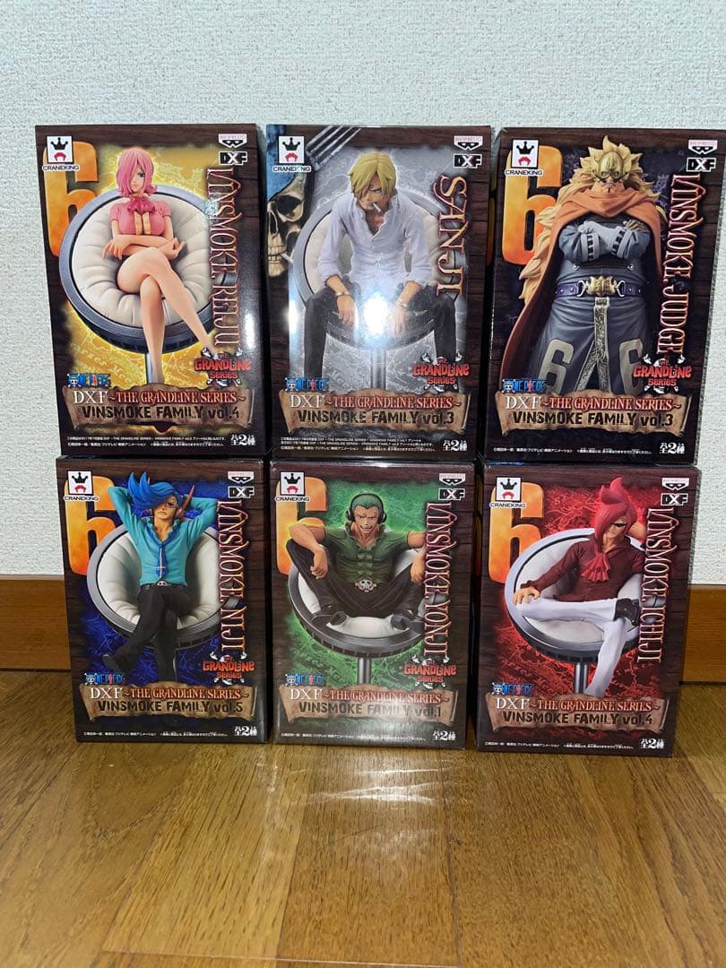 ワンピース Vinsmoke Family フィギュア 6体セット-公式通販にて購入