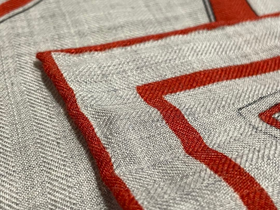 エルメス HERMES カシミヤシルク カレ140 カレジェアン 超美品ショール