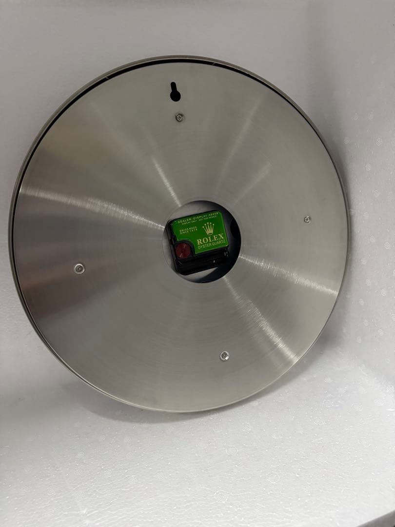 ロレックス ROLEX デイトナ　壁掛け時計　シルバー×ホワイト