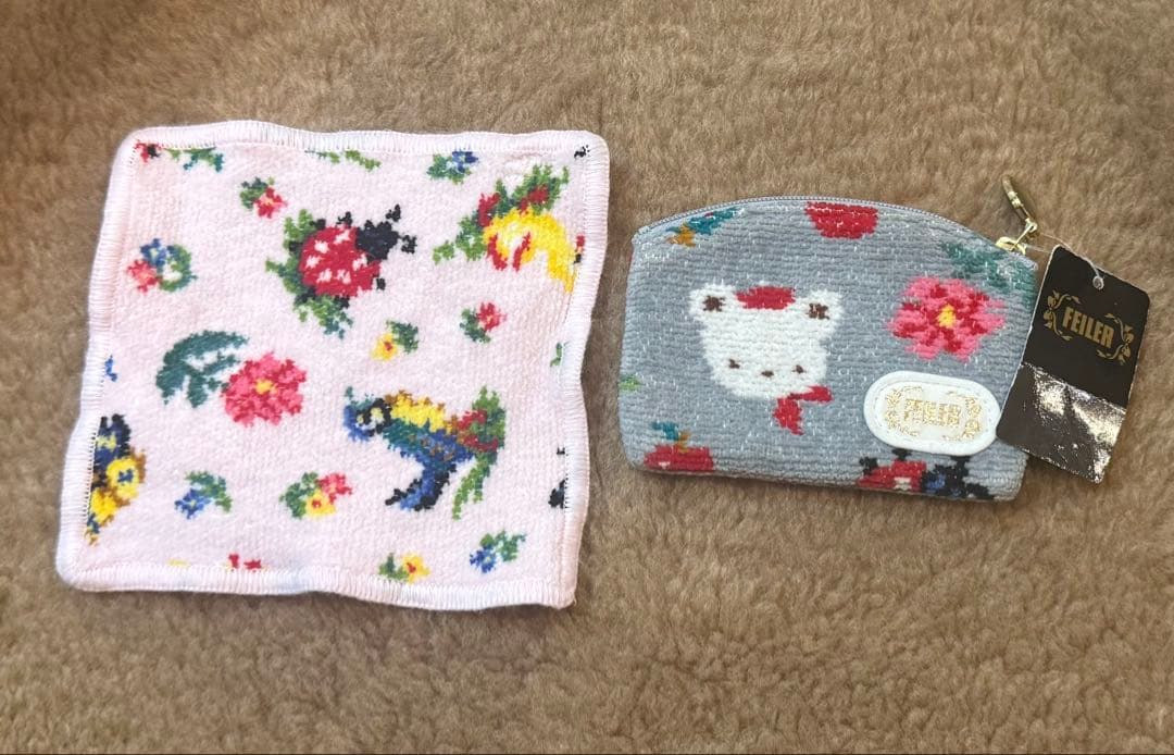 familiar FEILER ファミリア　フェイラー　ポーチ　ハンカチ　おまけ