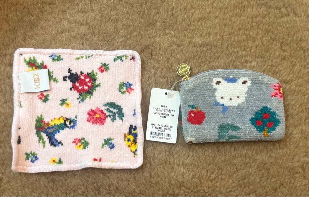 familiar FEILER ファミリア　フェイラー　ポーチ　ハンカチ　おまけ