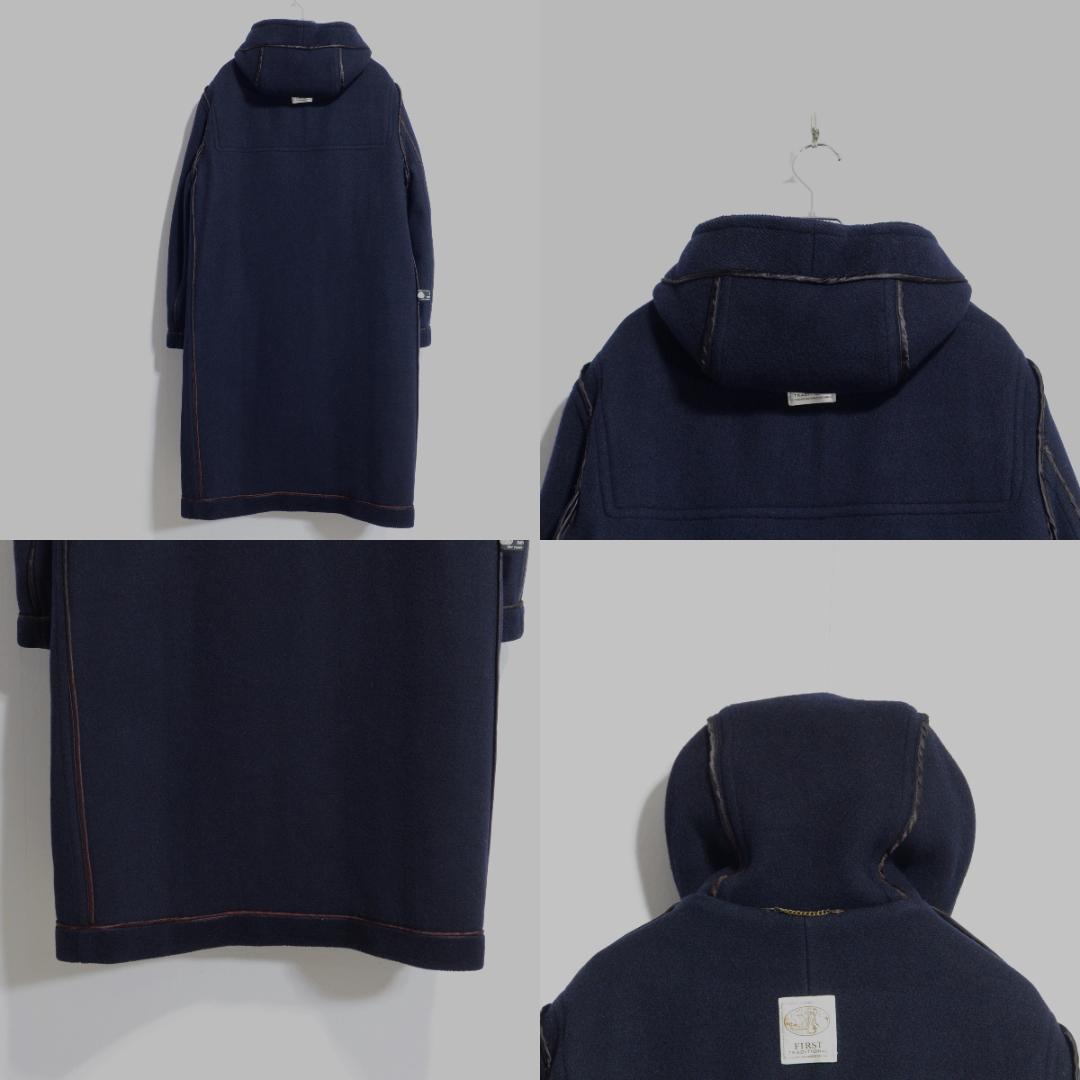 超極上品 ムーアブルックカットパイル ダッフル Fトラディショナル 紺 38