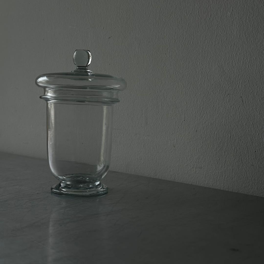 古道具/ゆらゆらな表情が美しい吹きガラスの小さな瓶