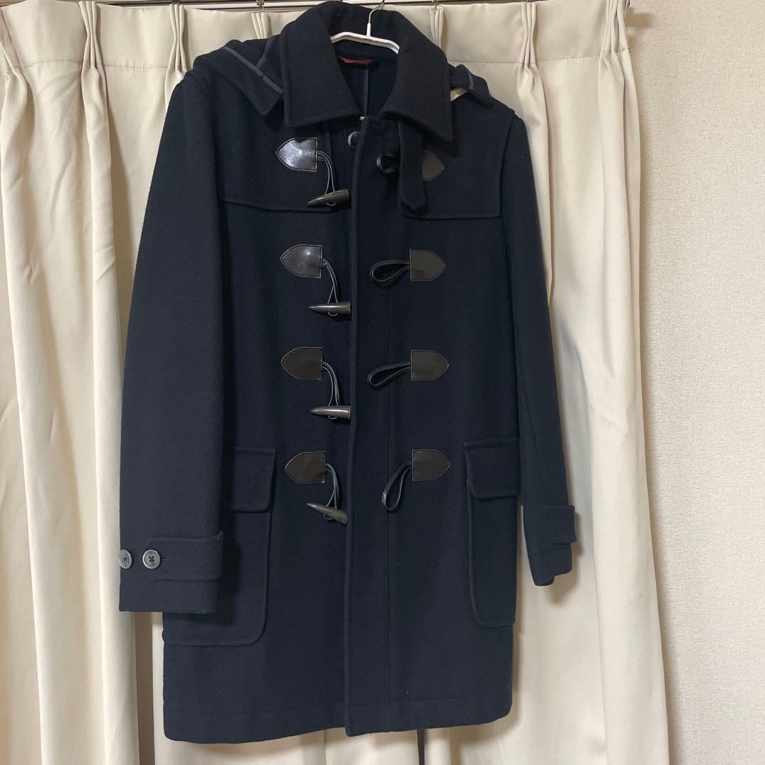 ポールスミス ダッフルコート ウール クルミボタン ツイード ブラウン