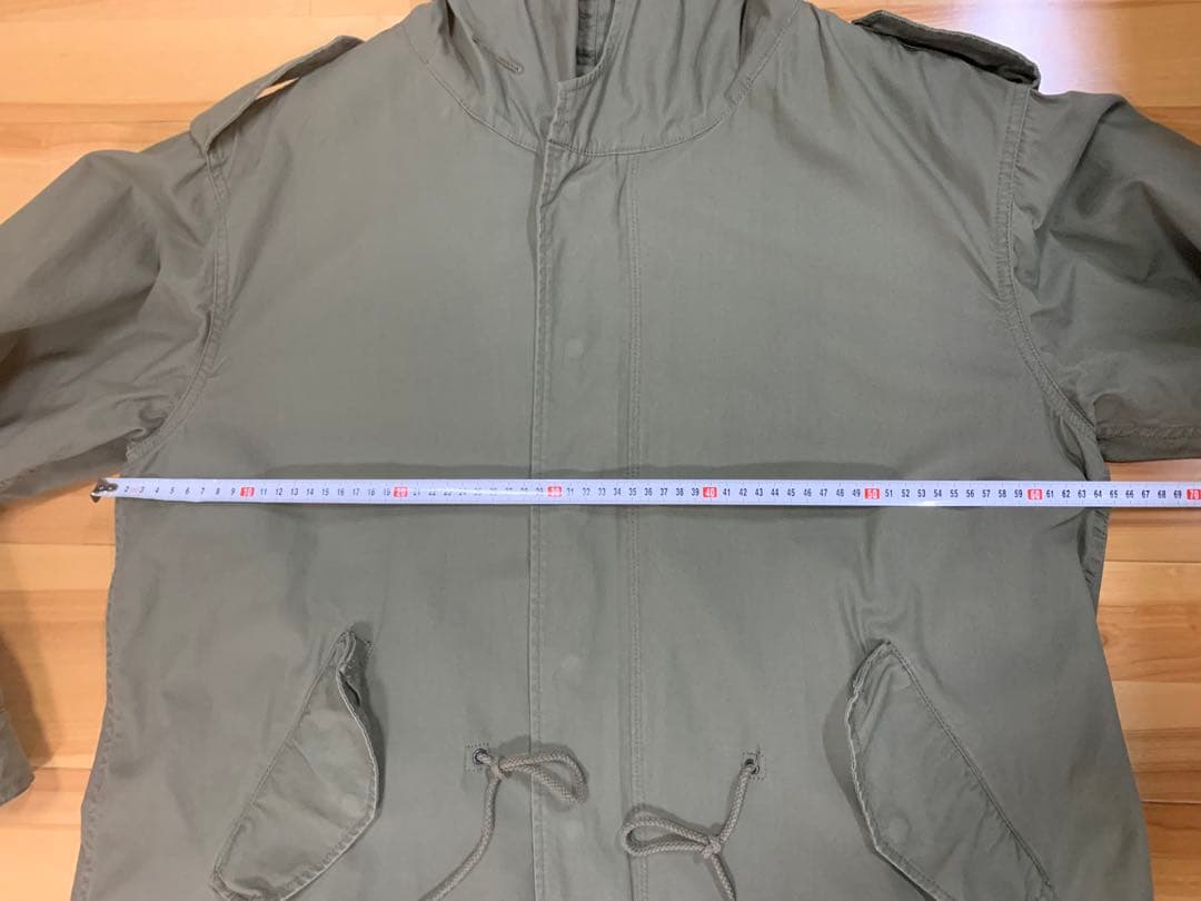 ヒューストン M-51 モッズコート オリーブ　Lサイズ相当　表示サイズ XS