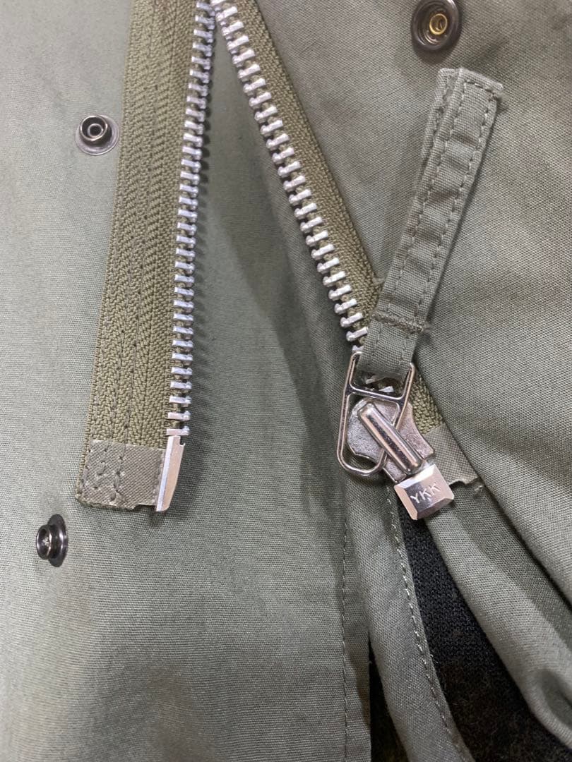 ヒューストン M-51 モッズコート オリーブ　Lサイズ相当　表示サイズ XS