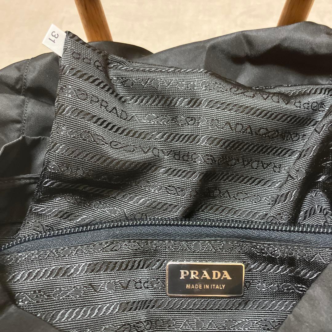 ✨PRADAプラダ三角プレートリュックサック ナイロンレザー（ブラック）