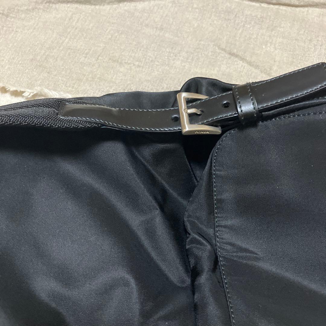 ✨PRADAプラダ三角プレートリュックサック ナイロンレザー（ブラック）