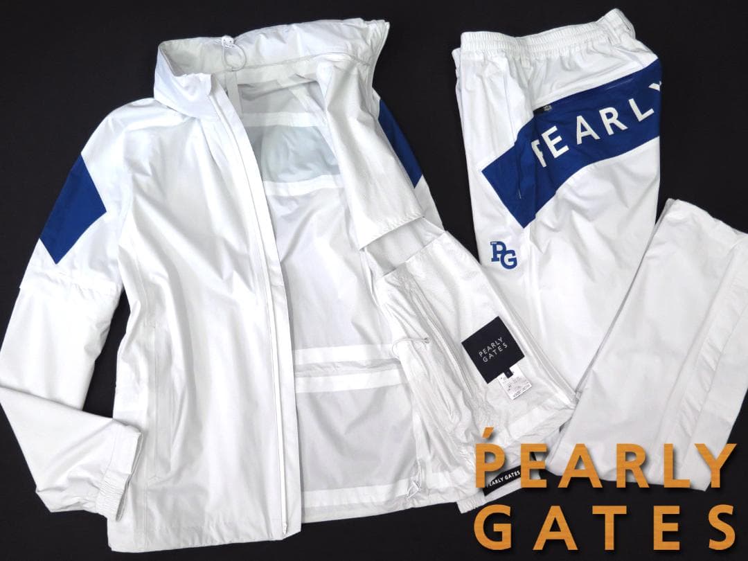 新品● パーリーゲイツ ●DIY ストレッチ　レイン　ジャケット＆パンツ　S