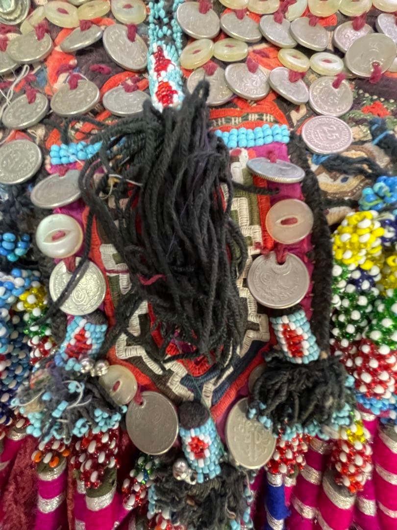 値下げ激レア！ビンテージ/アフガン民族衣装ドレス[YA]