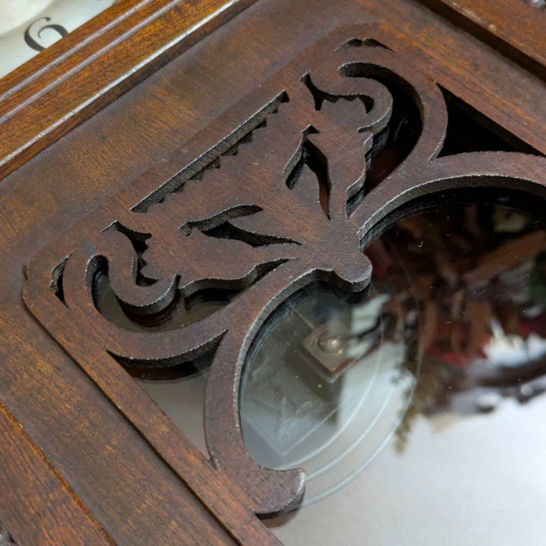 アンティーク掛時計　ヴィンテージ掛時計　古時計　振り子時計