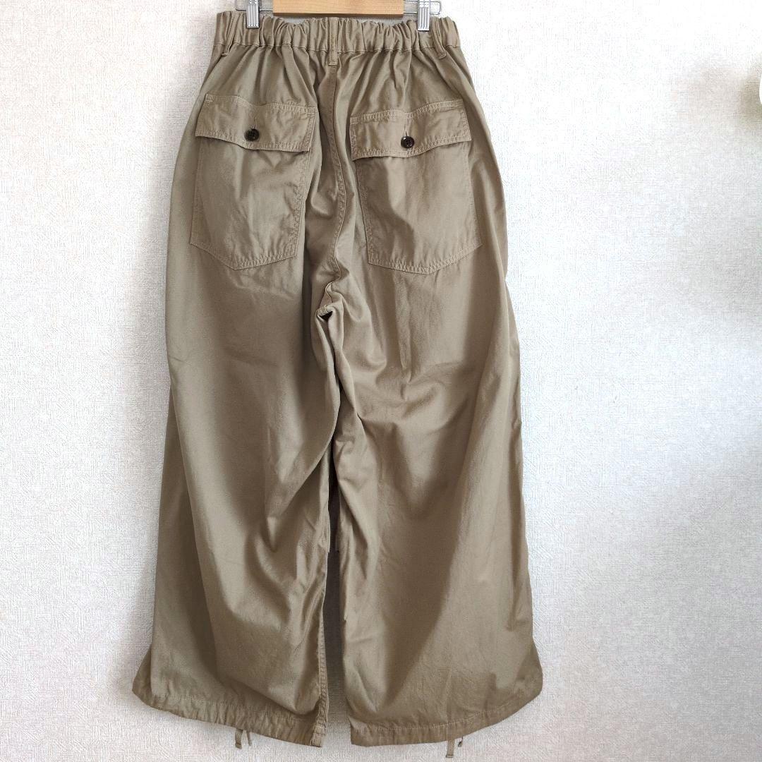 美品】ハーベスティ オーバーパンツ 60/2ギャバ ワイドパンツ - メルカリ