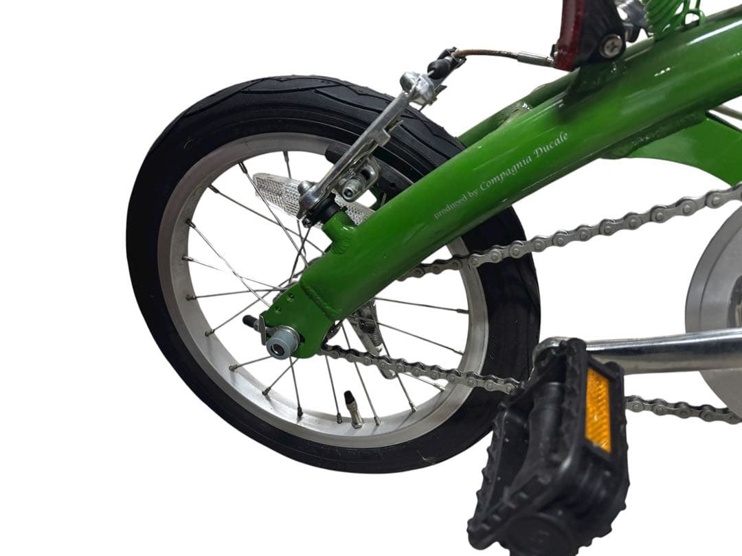 美品】FIAT × DAHON 折りたたみ自転車 14インチ ミニベログリーン