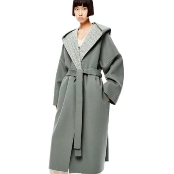 K*M様 LOEWE ロエベのロングコート　ダブルフェイス　アナグラムロゴ　美品