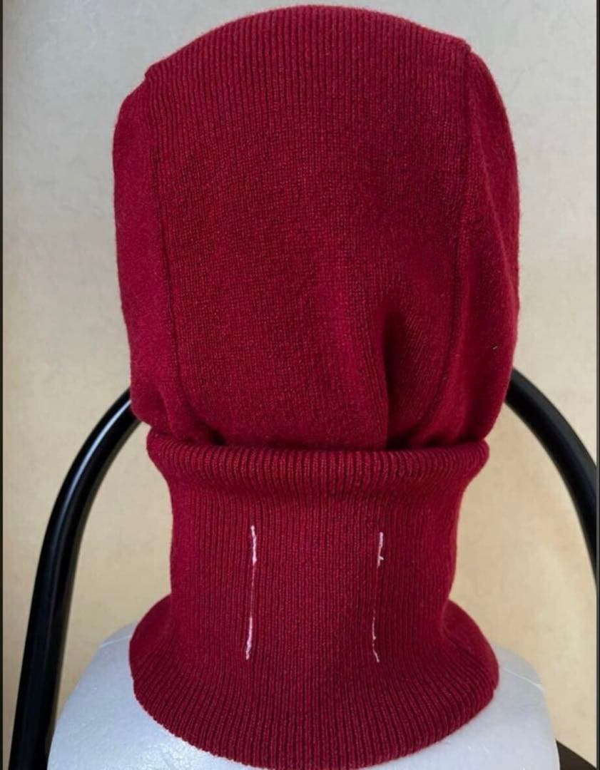 ソロイスト 22AW バラクラバ 希少カラーレッド タートルネックウォーマー