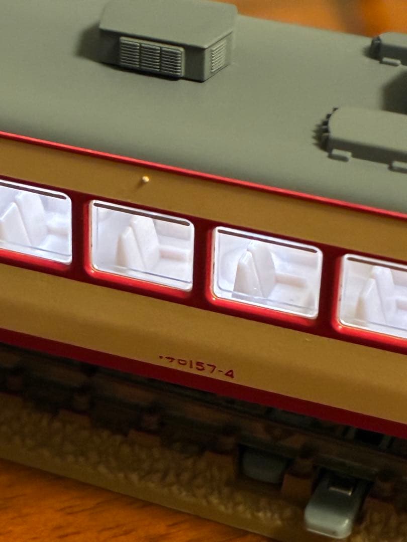 国鉄157系あまぎ7両 kato ライト室内灯点灯確認動力動作確認済